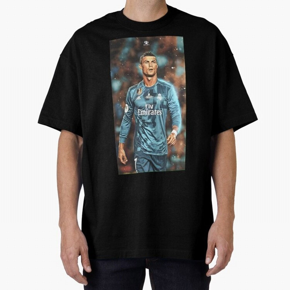 Cr7 Oversized T-Shirt Capture FIFA World Cup 2026 Group Stage Spirit, Driven by Brazil, Neymar, Tournament Hype, Historic Matchups, Family Viewing Parties and Global Sports Pride; Ideal for Passionate Fans Who Love Underdog Stories, Superstar Goals