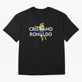 Cristiano Ronaldo Oversized T-Shirt Bring FIFA World Cup 2026 Spirit, Featuring Spain and Netherlands, Cristiano Ronaldo, Goal Celebration Energy, Supporter Heritage, Football Icons and Worldwide Tournament Joy; Great for Supporters Who Love