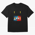 THE RONALDO VS MESSI Oversized T-Shirt Embrace FIFA World Cup 2026 Group Stage for Fans of Neymar and Portugal, Spain and Germany, Bringing Goal Celebration Energy, Supporter Heritage, Football Icons and Worldwide Tournament Joy; Perfect for People