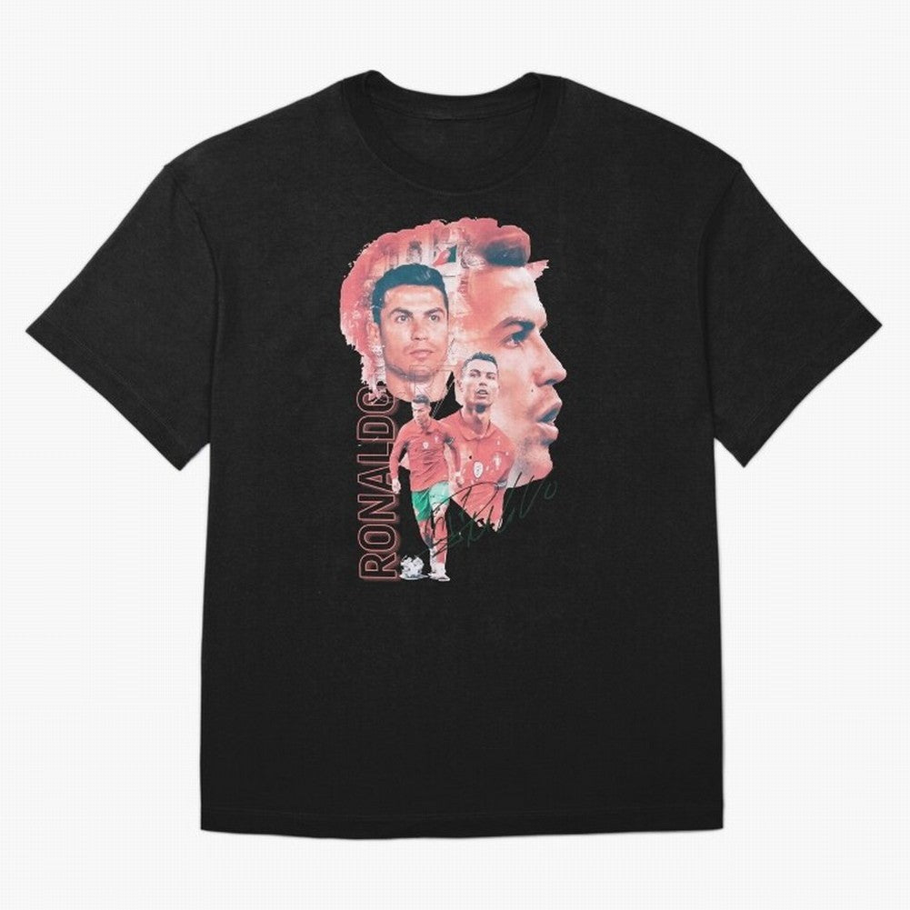 Cristiano Ronaldo Design Oversized T-Shirt Discover FIFA World Cup 2026 USA Canada Mexico with Cristiano Ronaldo, Portugal Energy, Game Day Rituals, Football Legends, Country Pride and the Road to the Final; Built for Supporters Chasing Trophy