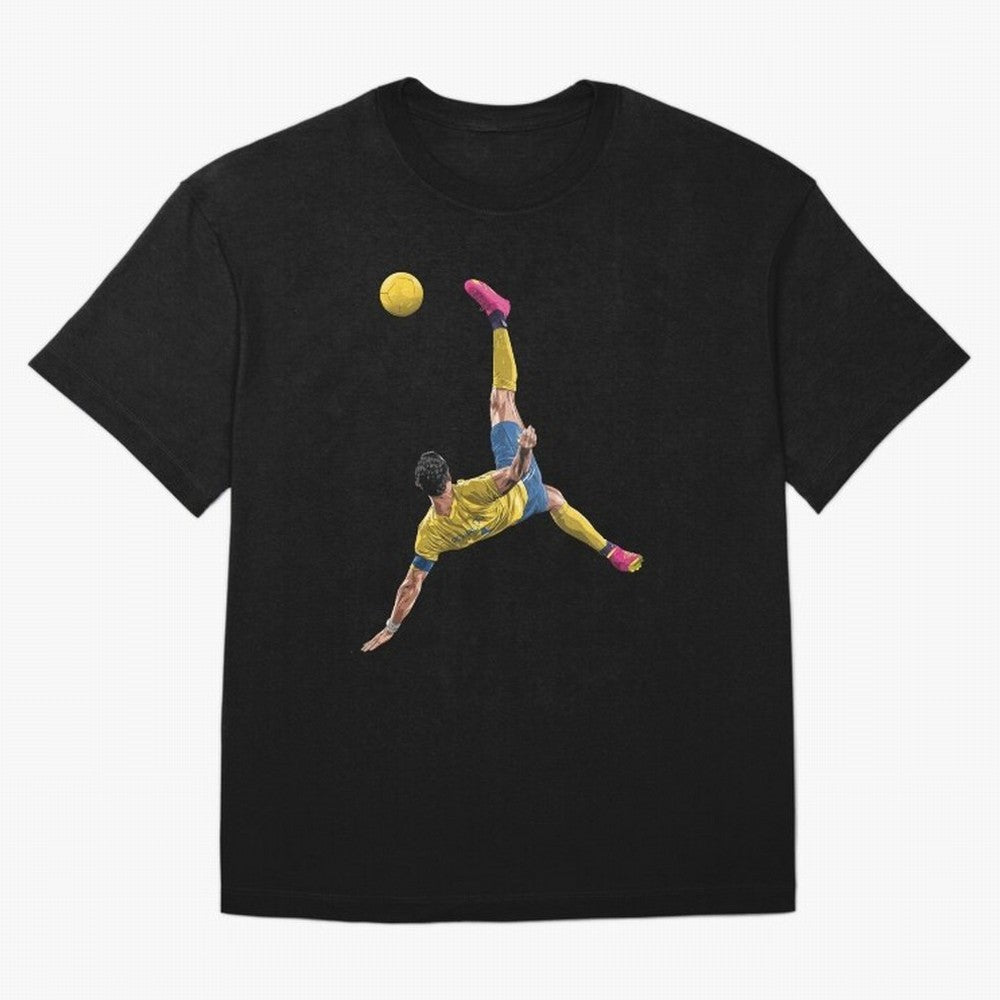 CRISTIANO RONALDO BICYCLE KICK GOAL AL NASSR Classic Oversized T-Shirt Celebrate National Team Dreams in FIFA World Cup 2026 USA Canada Mexico for Fans of Mbappe and Brazil, Portugal and Argentina, Bringing Stadium Chants, National Pride, Trophy