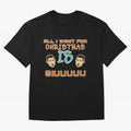 Christmas siuuu ALL I WANT IS SIUUU Oversized T-Shirt Keep the Match Day Mood of Match Day Hype around FIFA World Cup 2026 Group Stage, Mbappe, Portugal, Championship Spirit, Famous Goals, Roaring Crowds and International Football Unity; Perfect