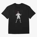 CR7 Phone Case Cristiano Ronaldo Soccer Design Oversized T-Shirt Celebrate Supporters United by Global Football Passion for FIFA World Cup 2026 Group Stage, Featuring Cristiano Ronaldo, Haaland and CR7, Argentina and Brazil, Champion Mindset, Group