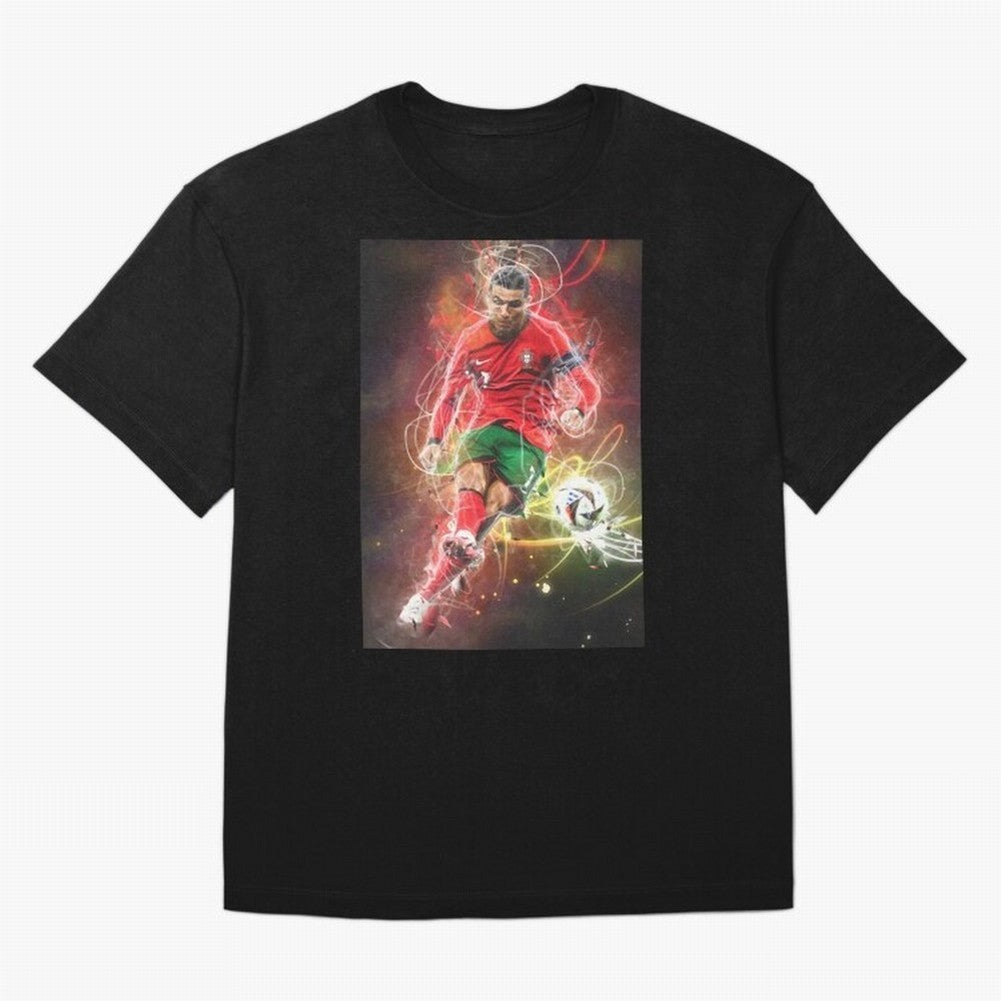 Cristiano Ronaldo Oversized T-Shirt Bring Global Football Passion for FIFA World Cup 2026 Group Stage, Connected to CR7 and Messi, Argentina and Brazil, Match Day Excitement, Supporter Culture, Golden Goals and Global Football Passion; Made for