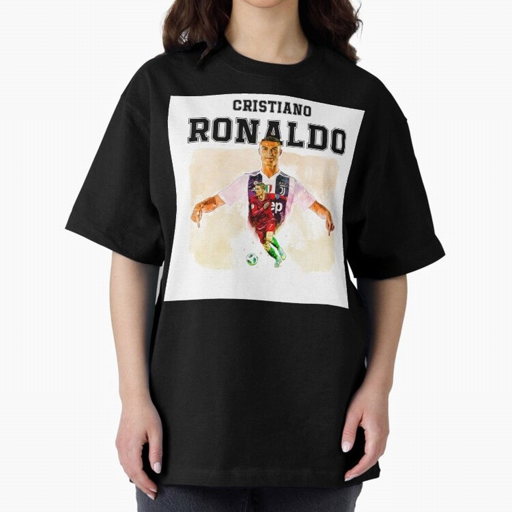 Cristiano Ronaldo 7 Oversized T-Shirt Fuel Your Fan Pride for FIFA World Cup 2026 USA Canada Mexico Made for Messi, Neymar and Mbappe, Germany Energy, Game Day Rituals, Football Legends, Country Pride and the Road to the Final; Perfect for Fans,