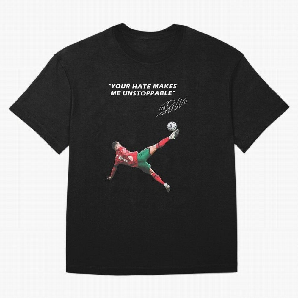Cristiano Ronaldo Footballer Oversized T-Shirt Show Passion for the Stars of FIFA World Cup 2026 Spirit, Celebrating Argentina, Mbappe, Stadium Memories, Football Loyalty, International Chants and Championship Tradition; Ideal for Football Dads,