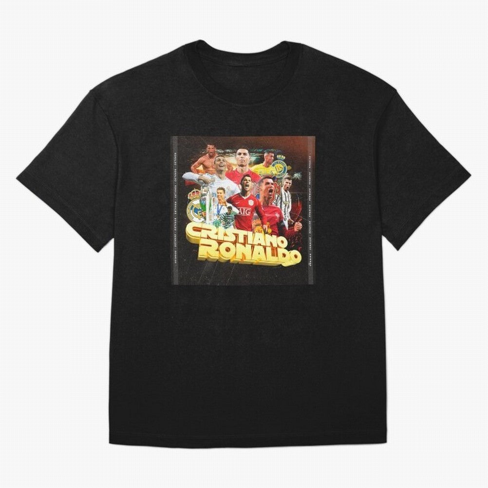 Cristiano Ronaldo Best of Career Oversized T-Shirt Keep the Match Day Mood of Match Day Hype around FIFA World Cup 2026 Group Stage, Messi and Cristiano Ronaldo, Brazil, Goal Celebration Energy, Supporter Heritage, Football Icons and Worldwide