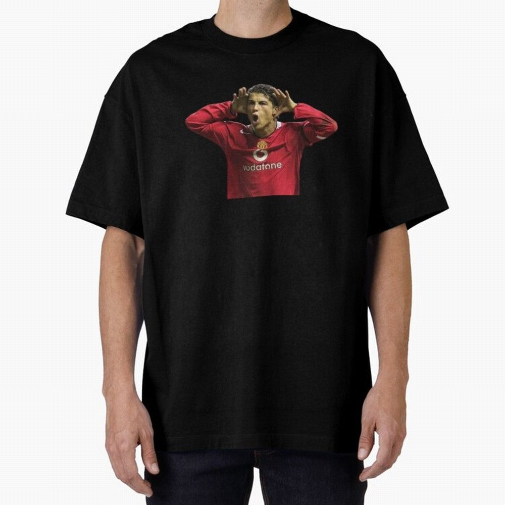 Crisitano Ronaldo Oversized T-Shirt Celebrate Classic Football Spirit in FIFA World Cup 2026 Group Stage Spirit, Driven by England and Germany, Haaland, Football Festival Excitement, Trophy Ambitions, Country Rivalries and Star Player Buzz; Made
