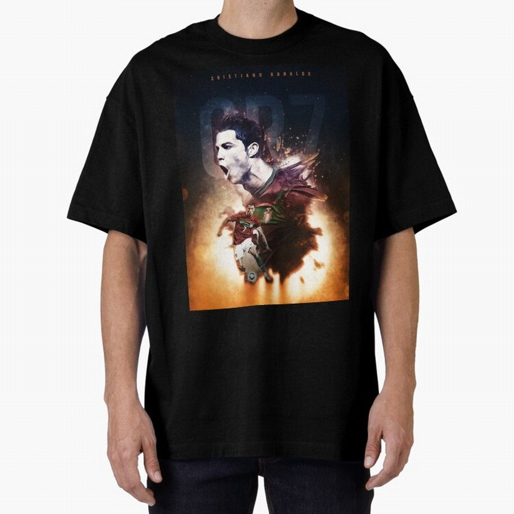 Cristiano Ronaldo 7 Oversized T-Shirt Enjoy the Biggest Football Party of FIFA World Cup 2026 USA Canada Mexico Celebrating CR7, Netherlands Energy, Championship Spirit, Famous Goals, Roaring Crowds and International Football Unity; Great for