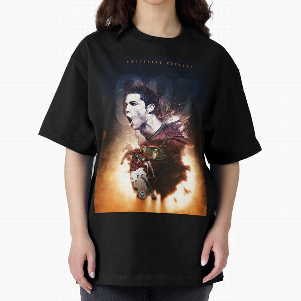 Cristiano Ronaldo 7 Oversized T-Shirt Enjoy the Biggest Football Party of FIFA World Cup 2026 USA Canada Mexico Celebrating CR7, Netherlands Energy, Championship Spirit, Famous Goals, Roaring Crowds and International Football Unity; Great for