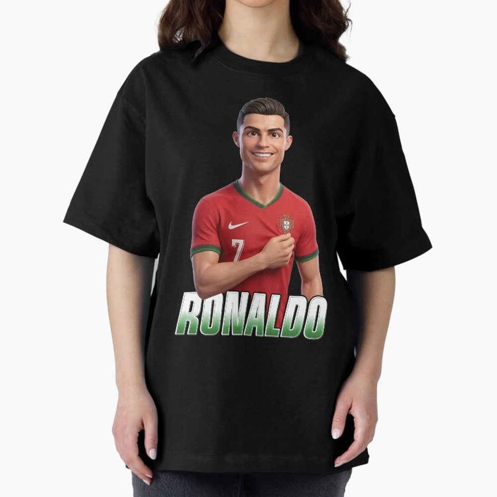 Ronaldo Oversized T-Shirt Make Memories around the FIFA World Cup 2026 Journey through Mbappe and Neymar Highlights, Germany Pride, Match Day Excitement, Supporter Culture, Golden Goals and Global Football Passion; Built for Supporters Chasing