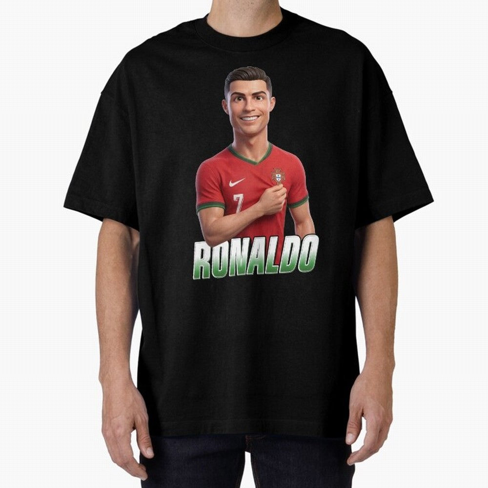 Ronaldo Oversized T-Shirt Make Memories around the FIFA World Cup 2026 Journey through Mbappe and Neymar Highlights, Germany Pride, Match Day Excitement, Supporter Culture, Golden Goals and Global Football Passion; Built for Supporters Chasing