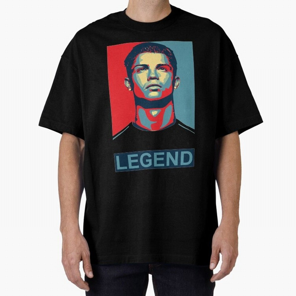 cristiano ronaldo legend Oversized T-Shirt Cheer through Every Moment of Global Football Passion for FIFA World Cup 2026 USA Canada Mexico, Made for Haaland and Mbappe, Spain and Netherlands, Football Festival Excitement, Trophy Ambitions, Country