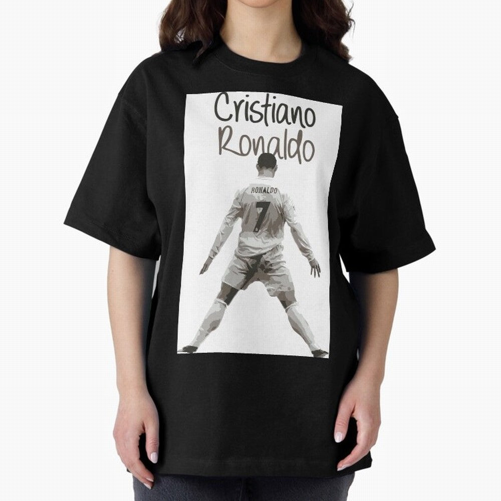 Cristiano Ronaldo Celebration Oversized T-Shirt Feel FIFA World Cup 2026 USA Canada Mexico Built around CR7 and Messi, Brazil Energy, Global Supporter Spirit, Legendary Goals, National Colors and Tournament Celebration; Built for Supporters Chasing