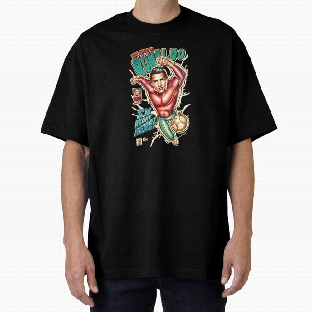 The Machine Ronaldo Oversized T-Shirt Celebrate Global Passion for FIFA World Cup 2026 Connected to Neymar, Argentina, France and Brazil Energy, Game Day Rituals, Football Legends, Country Pride and the Road to the Final; Ideal for Fans Who Follow