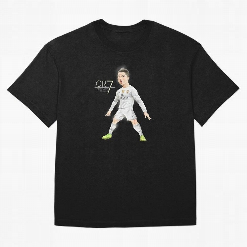 CR7 Oversized T-Shirt Show Up for the Glory of FIFA World Cup 2026 Filled with CR7 and Messi, Argentina and Brazil Energy, Championship Spirit, Famous Goals, Roaring Crowds and International Football Unity; Great for Supporters Who Love Legendary