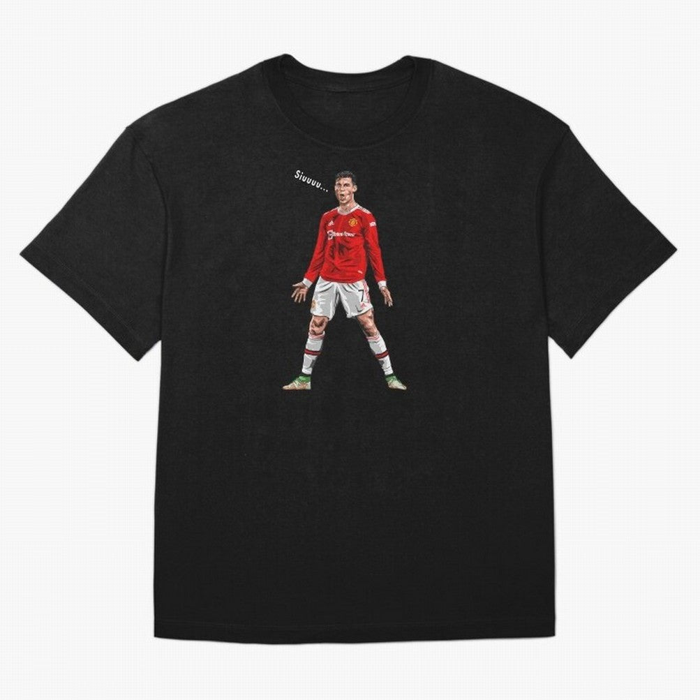 Christiano Ronaldo CR7 Siuuuuu... Oversized T-Shirt Capture FIFA World Cup 2026 USA Canada Mexico Spirit, Built around Netherlands, Messi and Cristiano Ronaldo, Football Passion, Legendary Performances, Festival Vibes and Supporter Community;