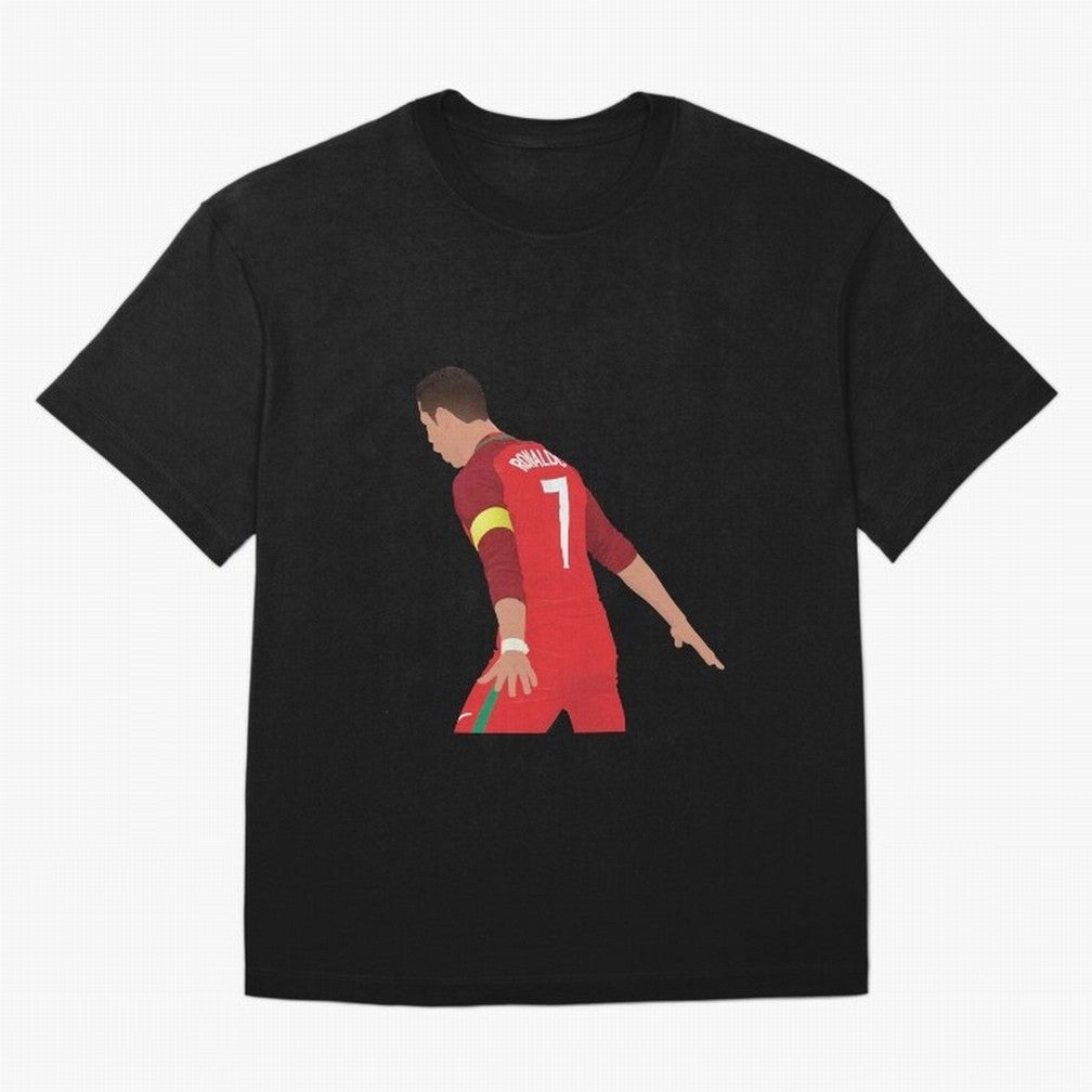 Cristiano Ronaldo - Portugal Oversized T-Shirt Celebrate Global Passion for FIFA World Cup 2026 Spirit, with Netherlands, Haaland and Mbappe, Goal Celebration Energy, Supporter Heritage, Football Icons and Worldwide Tournament Joy; Made for Die