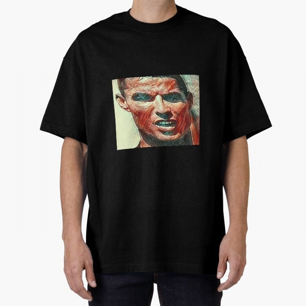 Ronaldo Oversized T-Shirt Relive the Noise and Pride of the FIFA World Cup 2026 Journey through Cristiano Ronaldo, Haaland and CR7 Highlights, France and Portugal Pride, Goal Celebration Energy, Supporter Heritage, Football Icons and Worldwide