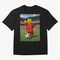 Block CR7 Oversized T-Shirt Live for the Drama of FIFA World Cup 2026 Filled with CR7 and Messi, France Energy, Sports Nostalgia, International Competition, Famous Players and Unforgettable Victories; Ideal for Fans Who Follow Messi, Cristiano