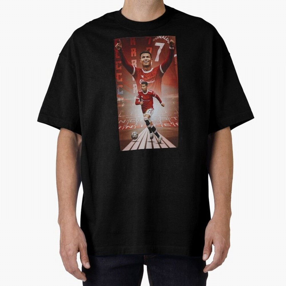 Cristiano Ronaldo Manchester Home 202122 , Ronaldo Gifts, Ronaldo Best Selling , Ronaldo Top Items Oversized T-Shirt Bring Champion Energy into FIFA World Cup 2026 Group Stage Centered on Haaland, England Energy, Champion Mindset, Group Stage Buzz,