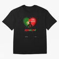 Love Cristiano Ronaldo Oversized T-Shirt Make Game Day About FIFA World Cup 2026 USA Canada Mexico Spirit, Made for France and Portugal, Messi, Neymar and Mbappe, Match Day Excitement, Supporter Culture, Golden Goals and Global Football Passion;