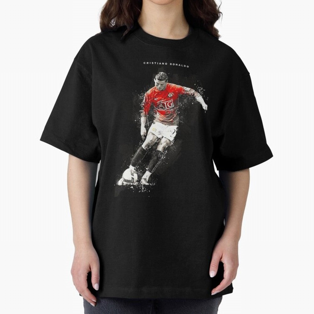 Cristiano Ronaldo CR7 Skills Manchester 202122,Ronaldo Gifts, Ronaldo Best Selling , Ronaldo Top It Oversized T-Shirt Build FIFA World Cup 2026 USA Canada Mexico Spirit, Highlighting Spain and Netherlands, CR7, Match Day Excitement, Supporter
