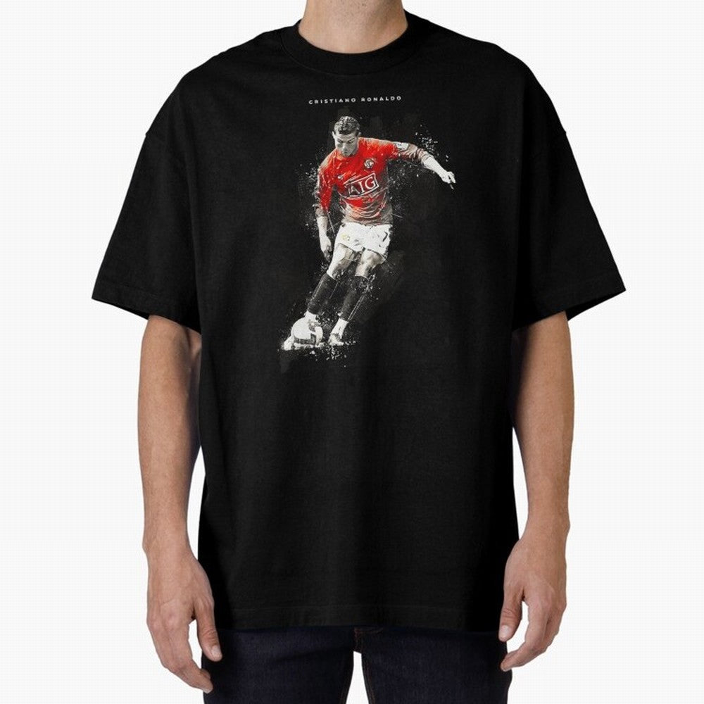 Cristiano Ronaldo CR7 Skills Manchester 202122,Ronaldo Gifts, Ronaldo Best Selling , Ronaldo Top It Oversized T-Shirt Build FIFA World Cup 2026 USA Canada Mexico Spirit, Highlighting Spain and Netherlands, CR7, Match Day Excitement, Supporter