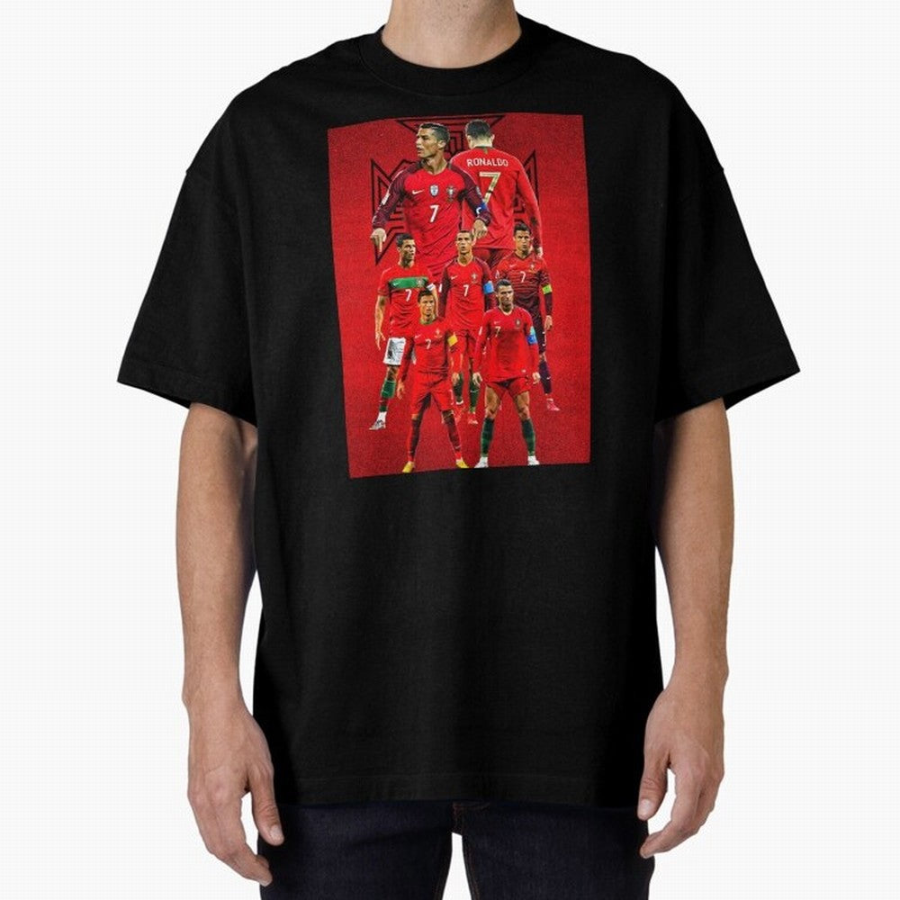 ronaldo Oversized T-Shirt Keep the Legacy of Global Football Passion for FIFA World Cup 2026, Inspired by Cristiano Ronaldo, Haaland and CR7, Brazil, Football History, Final Match Energy, Crowd Noise and Once in a Lifetime Moments; Built for