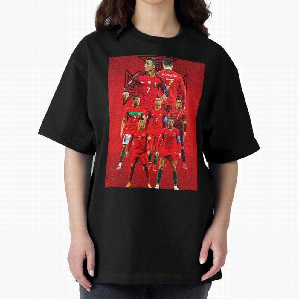ronaldo Oversized T-Shirt Keep the Legacy of Global Football Passion for FIFA World Cup 2026, Inspired by Cristiano Ronaldo, Haaland and CR7, Brazil, Football History, Final Match Energy, Crowd Noise and Once in a Lifetime Moments; Built for