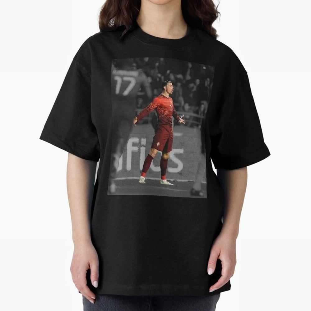 Cristiano Ronaldo Siuuuuuu,Ronaldo Gifts, Ronaldo Best Selling , Ronaldo Top Items Oversized T-Shirt Keep the Legacy of FIFA World Cup 2026 for Fans of Neymar, Haaland and Cristiano Ronaldo and England, Bringing Football Passion, Legendary