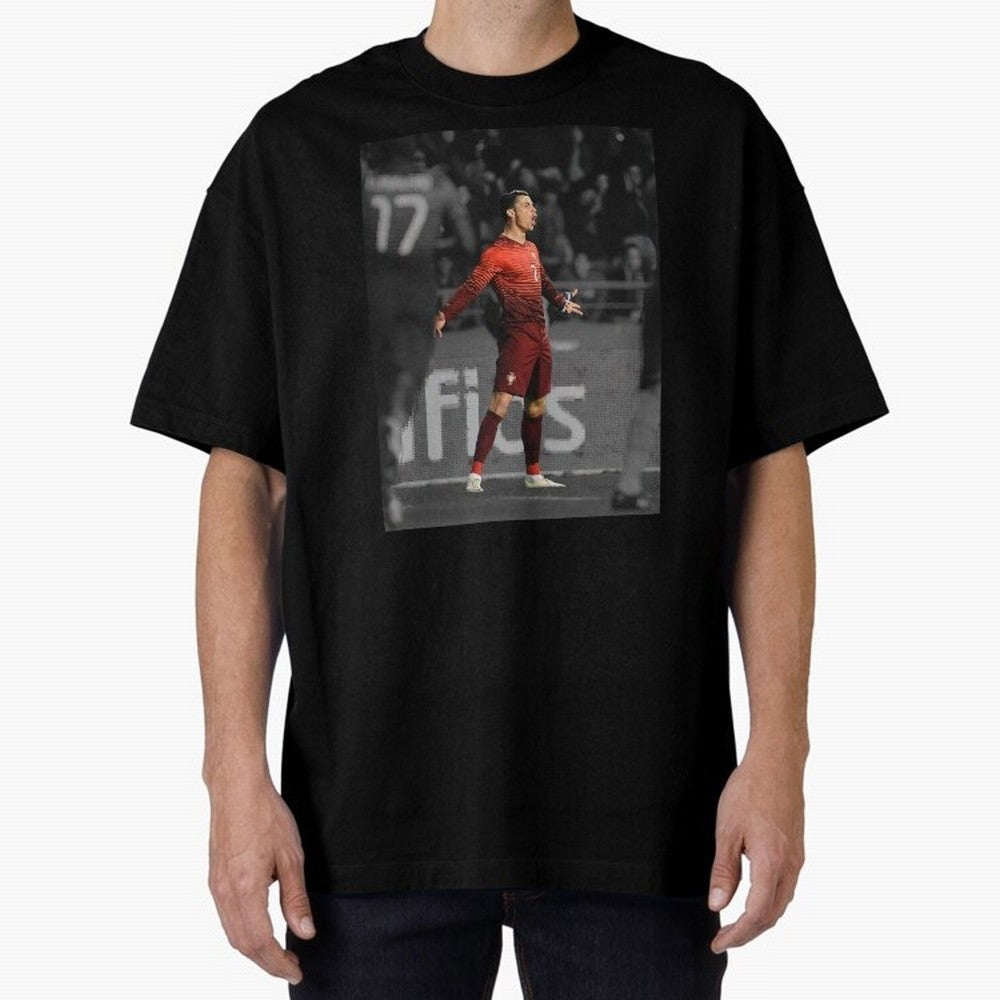 Cristiano Ronaldo Siuuuuuu,Ronaldo Gifts, Ronaldo Best Selling , Ronaldo Top Items Oversized T-Shirt Keep the Legacy of FIFA World Cup 2026 for Fans of Neymar, Haaland and Cristiano Ronaldo and England, Bringing Football Passion, Legendary