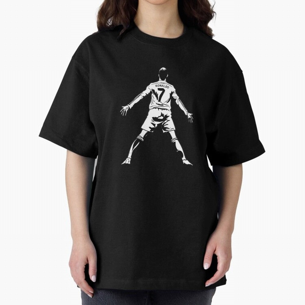 CR7 Oversized T-Shirt Experience the FIFA World Cup 2026 Group Stage Journey through Mbappe and Neymar Highlights, England Pride, Worldwide Fan Energy, Dramatic Goals, Stadium Lights and Championship Celebrations; Ideal for Passionate Fans Who Love