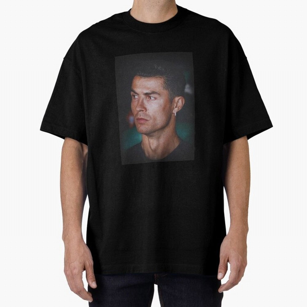 Cristiano Ronaldo Oversized T-Shirt Celebrate the Stars of FIFA World Cup 2026 Group Stage Spirit, Driven by Netherlands, CR7, Tournament Hype, Historic Matchups, Family Viewing Parties and Global Sports Pride; Great for Supporters Who Love