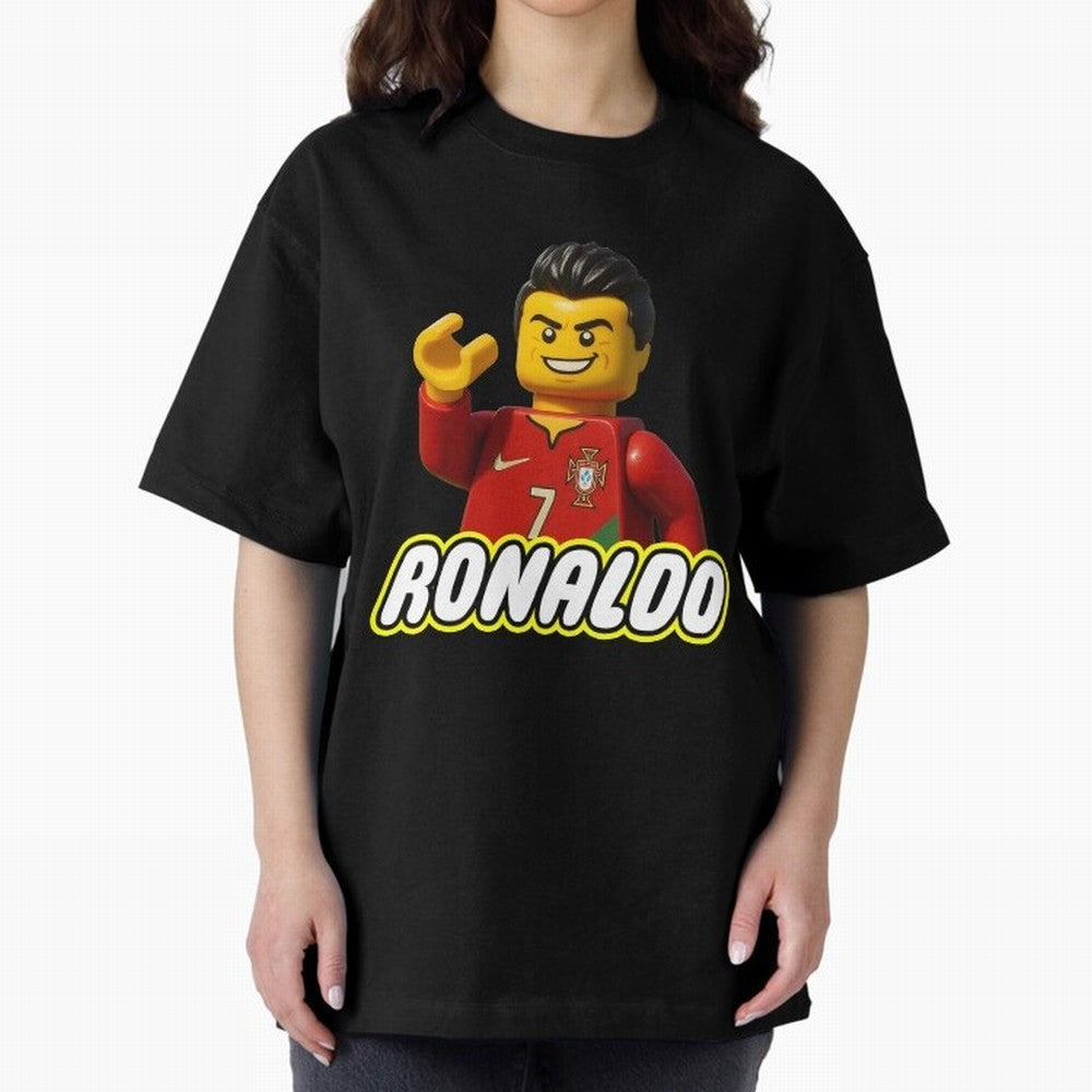 Block CR7 Oversized T-Shirt Relive the Noise and Pride of FIFA World Cup 2026 Group Stage for Fans of Messi, CR7 and Mbappe and England and Germany, Bringing Match Day Excitement, Supporter Culture, Golden Goals and Global Football Passion; Perfect