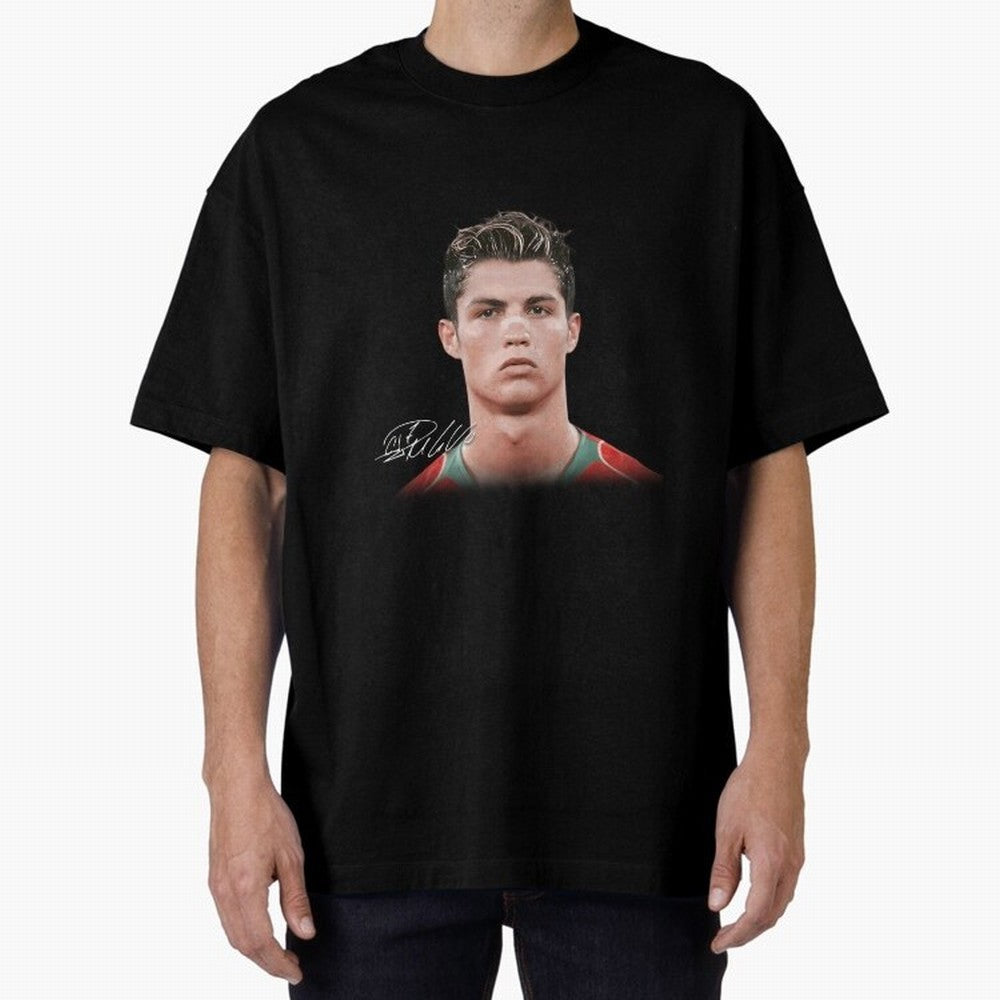 Cristiano Ronaldo Oversized T-Shirt Support the FIFA World Cup 2026 Group Stage Journey through Messi and Cristiano Ronaldo Highlights, Brazil Pride, Supporter Pride, Iconic Celebrations, Legendary Names and Global Match Day Energy; Perfect for