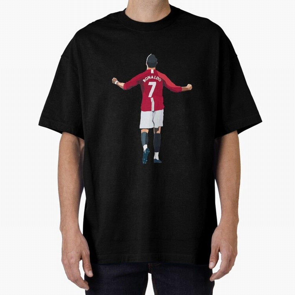 Cristiano Ronaldo Oversized T-Shirt Feel Match Day Hype around FIFA World Cup 2026 Group Stage, Haaland, Portugal, Spain and Germany, Match Day Excitement, Supporter Culture, Golden Goals and Global Football Passion; Made for Collectors Who Enjoy