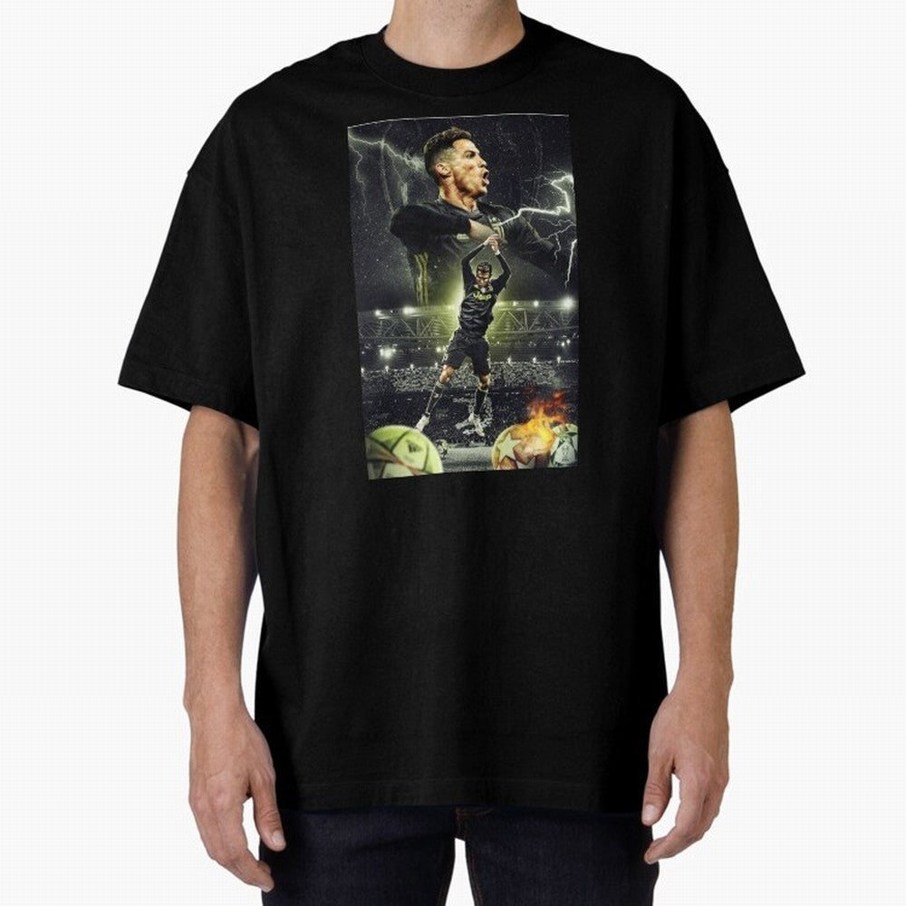 Ronaldo Illustration iPhone Case Oversized T-Shirt Show Fan Pride Across the FIFA World Cup 2026 USA Canada Mexico Journey through Messi and Cristiano Ronaldo Highlights, England Pride, Global Supporter Spirit, Legendary Goals, National Colors and