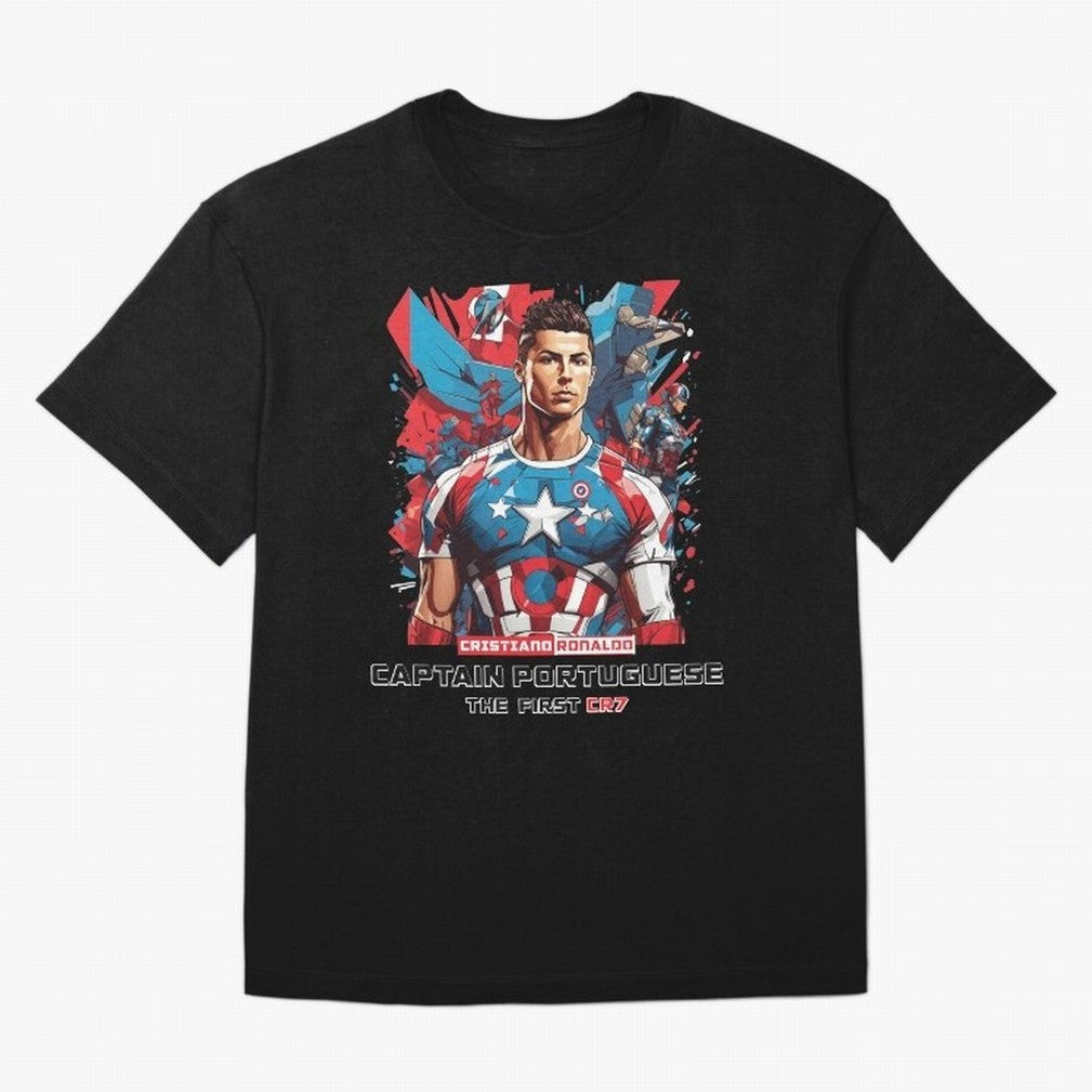 Cristiano Ronaldo Captain Portuguese Oversized T-Shirt Celebrate Rivalries and Pride in the FIFA World Cup 2026 Group Stage Journey through Cristiano Ronaldo Highlights, France Pride, Supporter Pride, Iconic Celebrations, Legendary Names and Global
