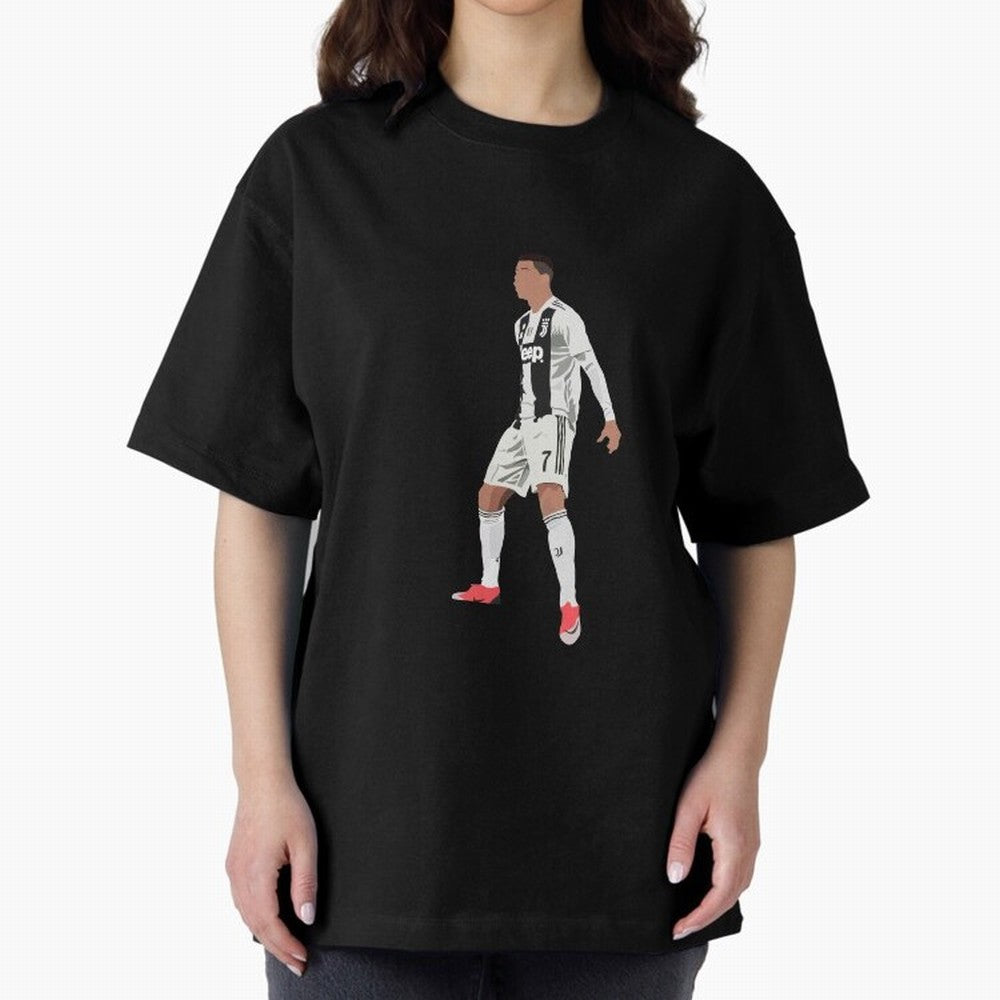 Cristiano Ronaldo Oversized T-Shirt Show Up for the Glory of FIFA World Cup 2026 for Fans of Messi and England, Bringing Stadium Chants, National Pride, Trophy Dreams and Unforgettable Football Memories; Perfect for Fans, Collectors, Family