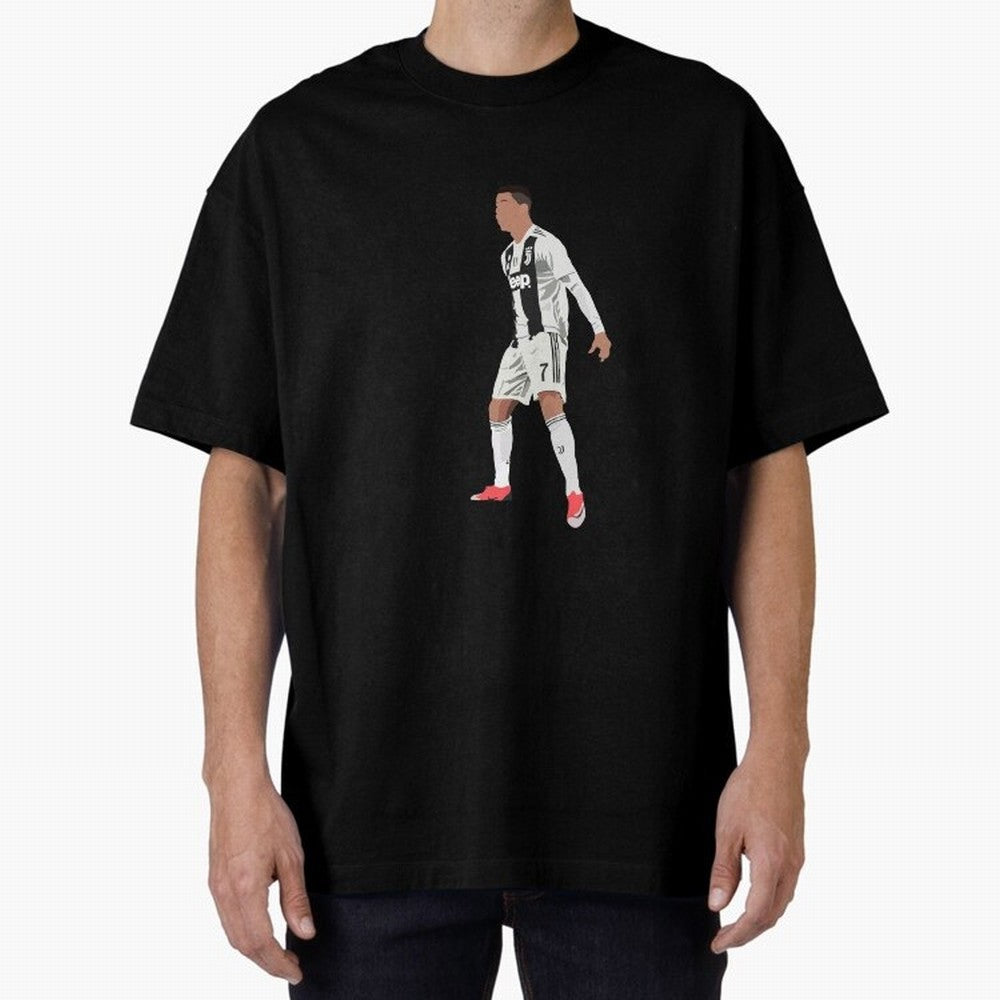 Cristiano Ronaldo Oversized T-Shirt Show Up for the Glory of FIFA World Cup 2026 for Fans of Messi and England, Bringing Stadium Chants, National Pride, Trophy Dreams and Unforgettable Football Memories; Perfect for Fans, Collectors, Family