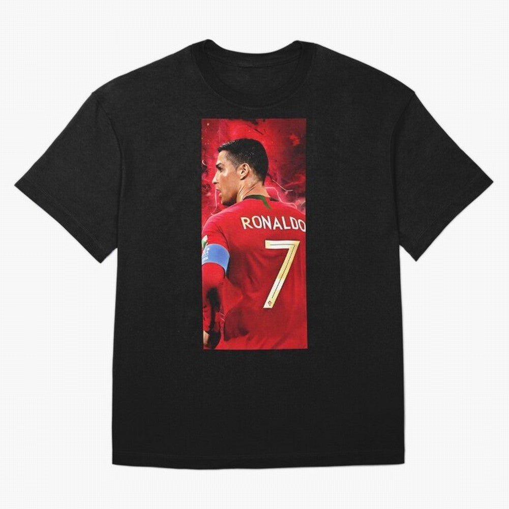 Cristiano Ronaldo Oversized T-Shirt Relive Global Football Passion for FIFA World Cup 2026 Group Stage, Made for Neymar, Brazil, Champion Mindset, Group Stage Buzz, Knockout Tension and Passionate Fan Culture; Great for Watch Parties, Sports Bars,