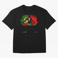 Portugal CR7 Fan World Cup Oversized T-Shirt Represent the Passion of Global Football Passion for FIFA World Cup 2026, Inspired by Neymar, Haaland and Cristiano Ronaldo, France and Portugal, Championship Spirit, Famous Goals, Roaring Crowds and