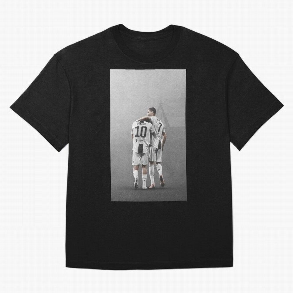 ronaldo with paulo dybala Oversized T-Shirt Build FIFA World Cup 2026 Group Stage for Fans of Cristiano Ronaldo and England and Germany, Bringing Vintage Soccer Flavor, Modern Football Stars, National Flags and Final Night Emotion; Built for