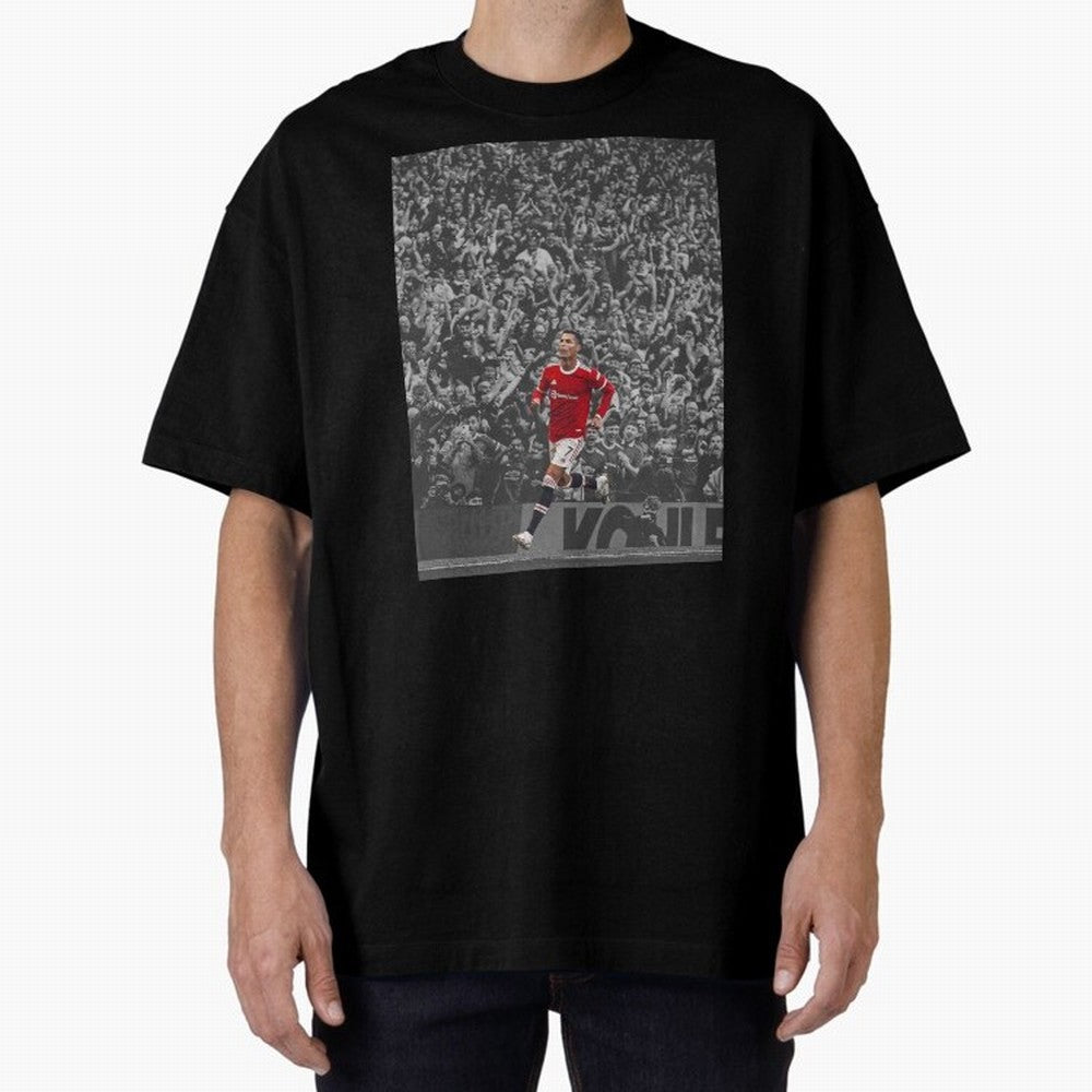 Ronaldo Cr7 Highlights Moment Manchester,Ronaldo Gifts,Ronaldo Cover,Ronaldo Prints Oversized T-Shirt Make Your Look Match Global Football Passion for FIFA World Cup 2026 Group Stage, Built around Messi, England, France and Netherlands, Soccer