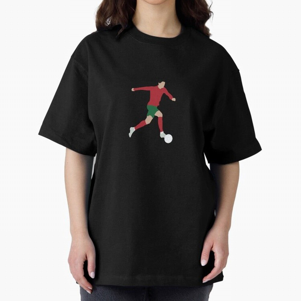 Cristiano Ronaldo Oversized T-Shirt Make Memories around Match Day Hype around FIFA World Cup 2026, Mbappe and Neymar, Germany, Soccer Culture, Superstar Moments, National Team Dreams and Competitive Fire; Made for Die Hard Supporters, Soccer