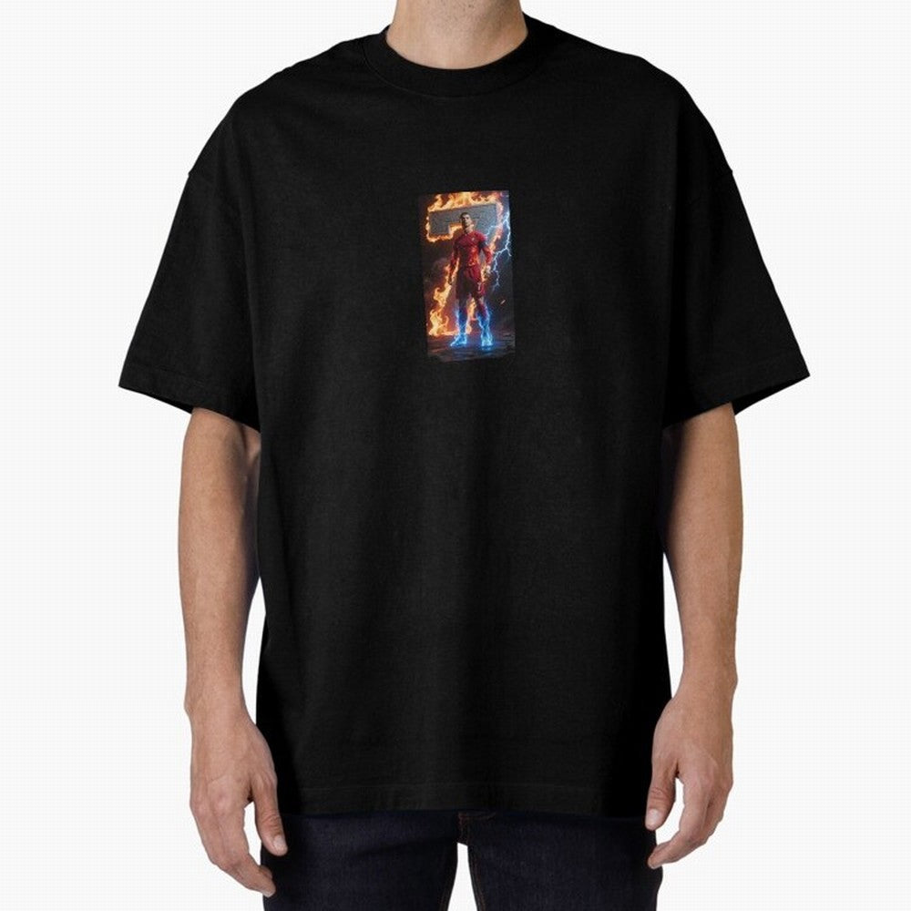 Christiano Ronaldo Cr7 Oversized T-Shirt Share the Excitement of FIFA World Cup 2026 USA Canada Mexico Spirit, Inspired by Spain and Netherlands, Messi, Neymar and Mbappe, Match Day Excitement, Supporter Culture, Golden Goals and Global Football