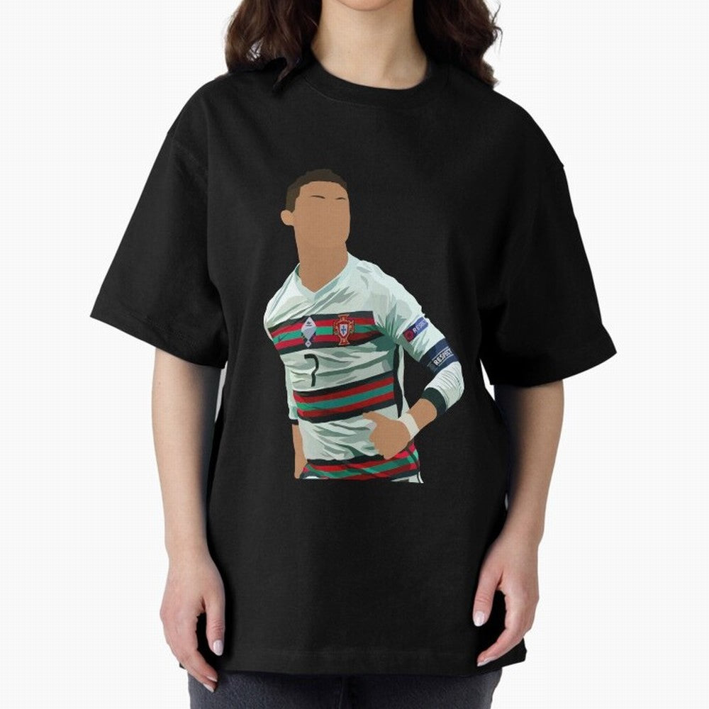 Cristiano Ronaldo Portugal Oversized T-Shirt Celebrate the Stars of the FIFA World Cup 2026 USA Canada Mexico Journey through Cristiano Ronaldo Highlights, Argentina and Brazil Pride, Tournament Hype, Historic Matchups, Family Viewing Parties and