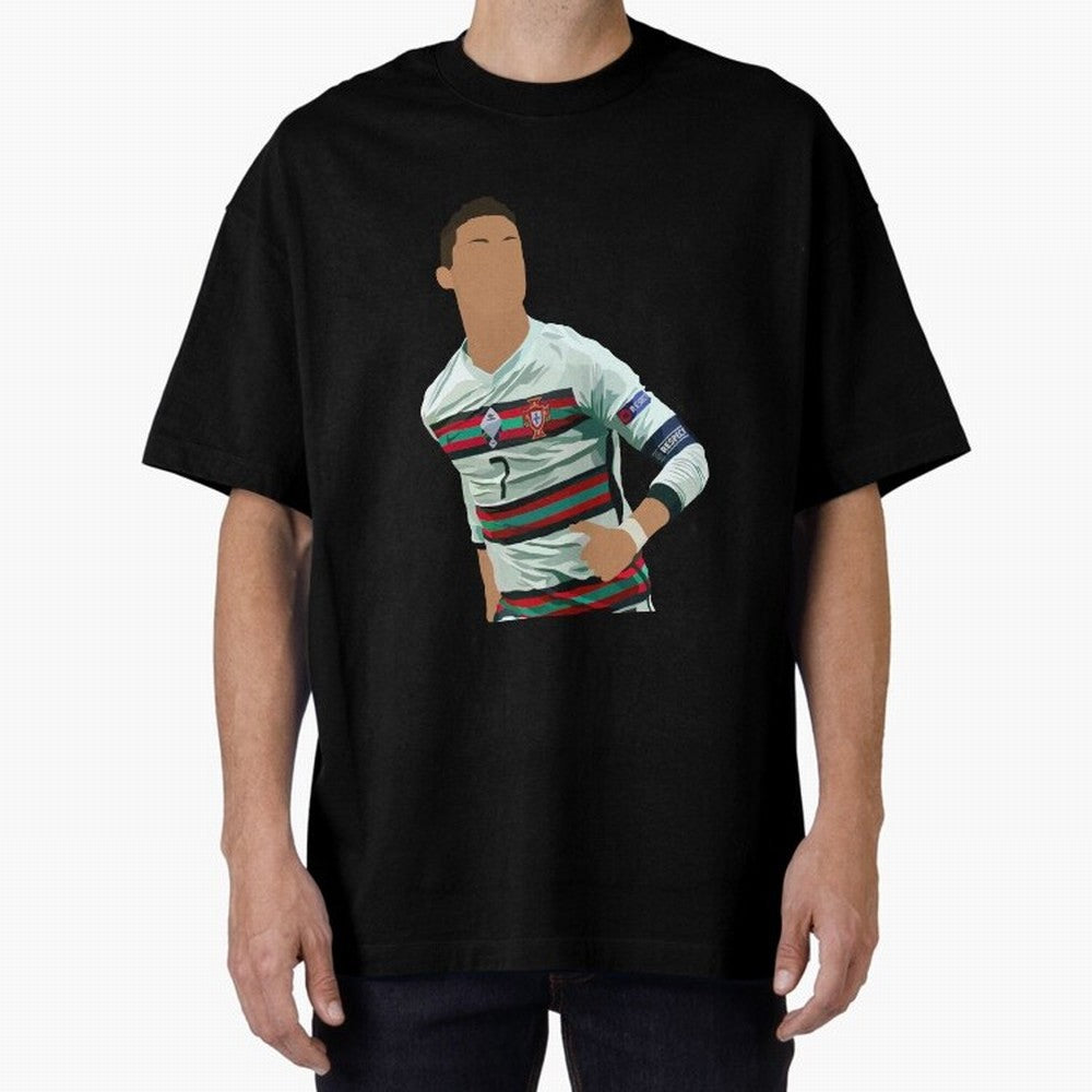 Cristiano Ronaldo Portugal Oversized T-Shirt Celebrate the Stars of the FIFA World Cup 2026 USA Canada Mexico Journey through Cristiano Ronaldo Highlights, Argentina and Brazil Pride, Tournament Hype, Historic Matchups, Family Viewing Parties and