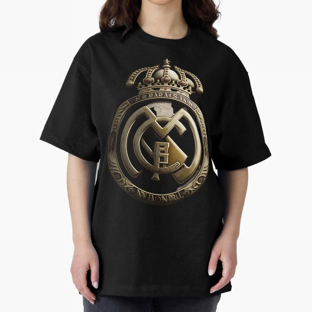 Madrid Oversized T-Shirt Live the Energy of Match Day Hype around FIFA World Cup 2026, Cristiano Ronaldo, Haaland and CR7, England, Global Supporter Spirit, Legendary Goals, National Colors and Tournament Celebration; Perfect for Supporters Who